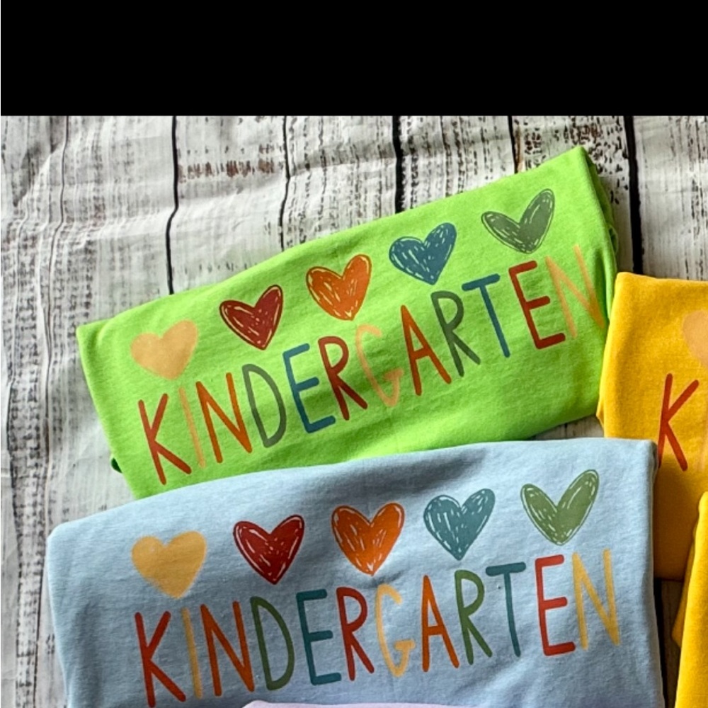Colorful Kindergarten T-Shirts